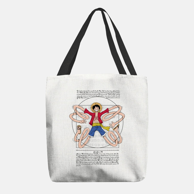 Vitruvian Luffy-None-Basic Tote-Bag-Umberto Vicente