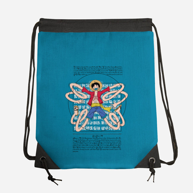 Vitruvian Luffy-None-Drawstring-Bag-Umberto Vicente