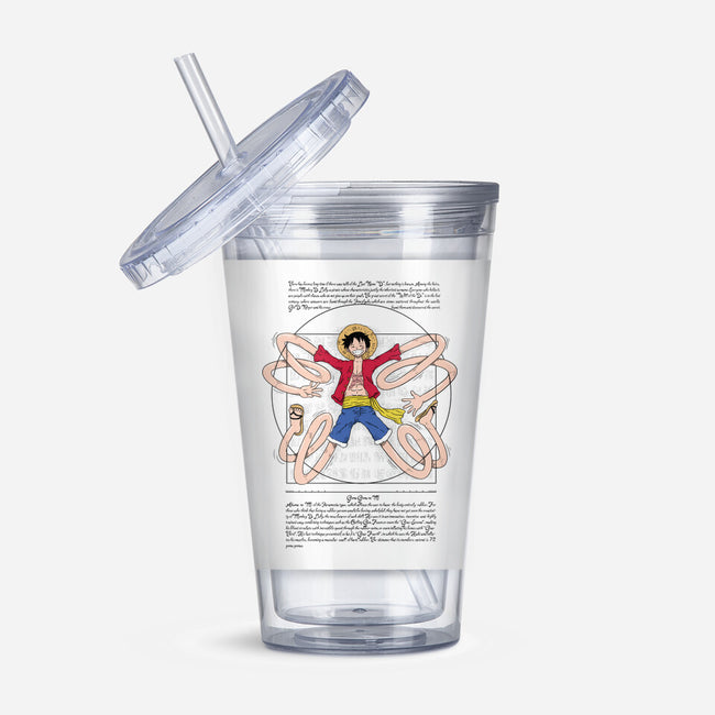 Vitruvian Luffy-None-Acrylic Tumbler-Drinkware-Umberto Vicente