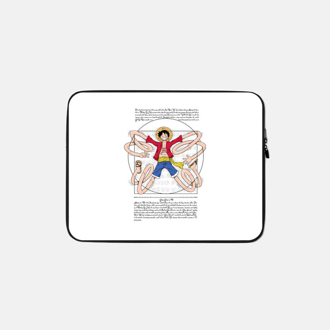 Vitruvian Luffy-None-Zippered-Laptop Sleeve-Umberto Vicente