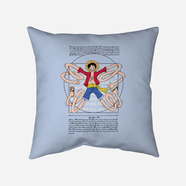 Vitruvian Luffy-None-Non-Removable Cover w Insert-Throw Pillow-Umberto Vicente