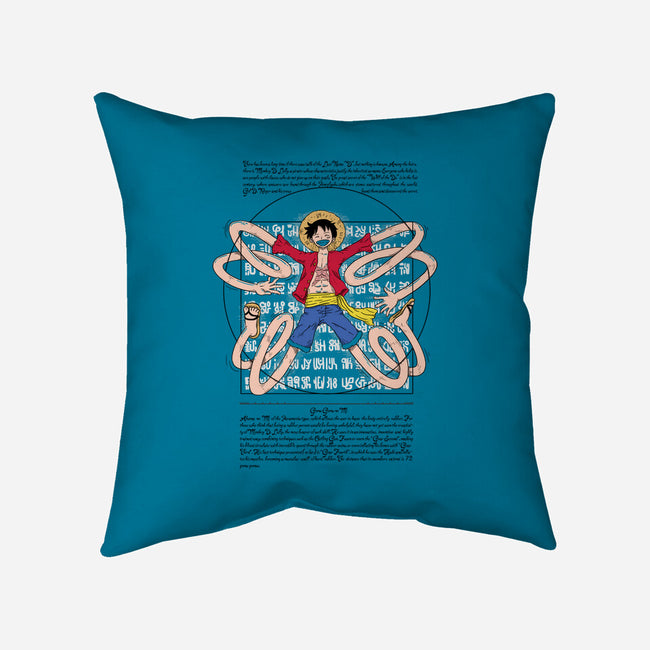 Vitruvian Luffy-None-Non-Removable Cover w Insert-Throw Pillow-Umberto Vicente