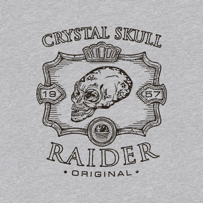 Crystal Skull Raider-Womens-V-Neck-Tee-Olipop