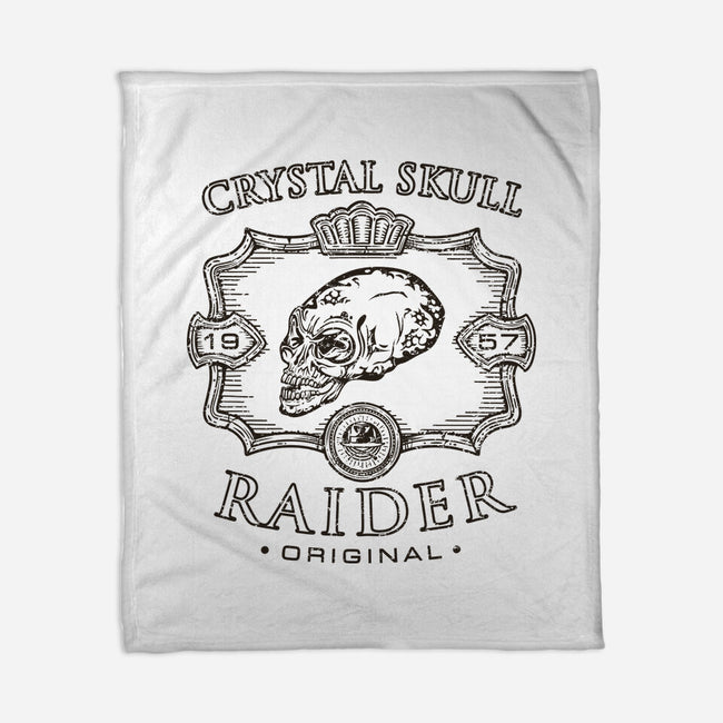 Crystal Skull Raider-None-Fleece-Blanket-Olipop