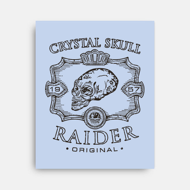 Crystal Skull Raider-None-Stretched-Canvas-Olipop