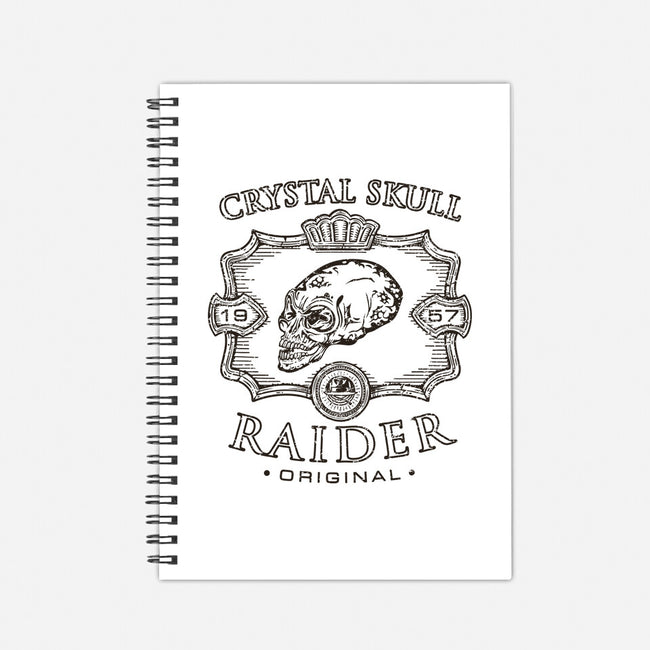 Crystal Skull Raider-None-Dot Grid-Notebook-Olipop