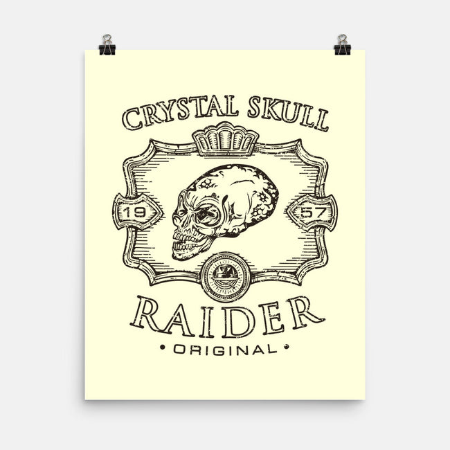 Crystal Skull Raider-None-Matte-Poster-Olipop