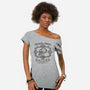 Crystal Skull Raider-Womens-Off Shoulder-Tee-Olipop