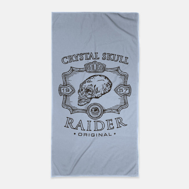 Crystal Skull Raider-None-Beach-Towel-Olipop