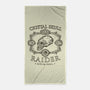 Crystal Skull Raider-None-Beach-Towel-Olipop