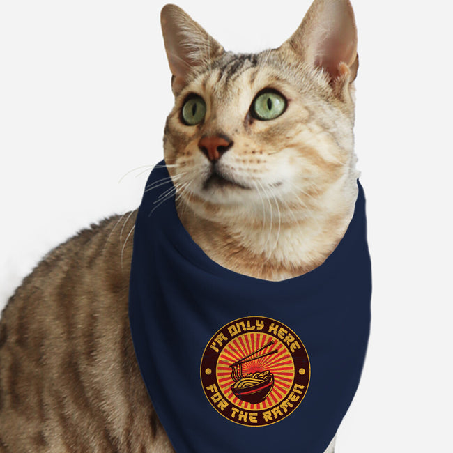 I'm Only Here For The Ramen-Cat-Bandana-Pet Collar-sachpica