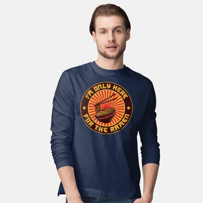 I'm Only Here For The Ramen-Mens-Long Sleeved-Tee-sachpica