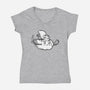 Force Of Evil-Womens-V-Neck-Tee-Alexmoredesigns