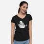 Force Of Evil-Womens-V-Neck-Tee-Alexmoredesigns