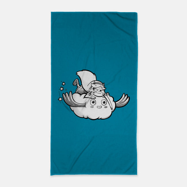 Force Of Evil-None-Beach-Towel-Alexmoredesigns