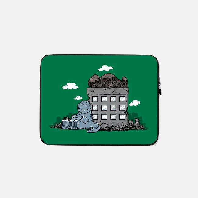 Kaijunuts-None-Zippered-Laptop Sleeve-pigboom