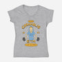 Cornholio's Gym-Womens-V-Neck-Tee-pigboom