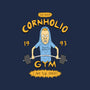 Cornholio's Gym-Womens-Fitted-Tee-pigboom