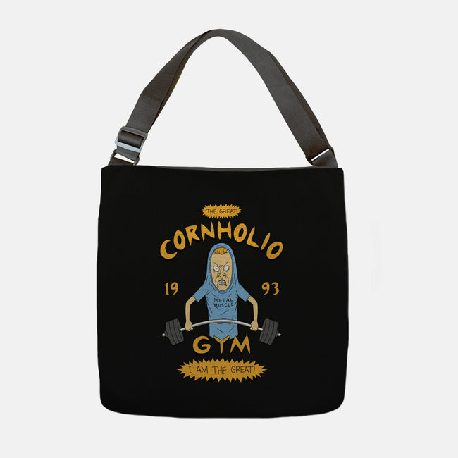 Cornholio's Gym-None-Adjustable Tote-Bag-pigboom