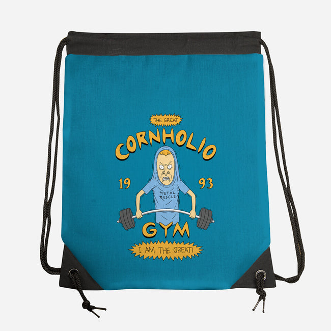 Cornholio's Gym-None-Drawstring-Bag-pigboom