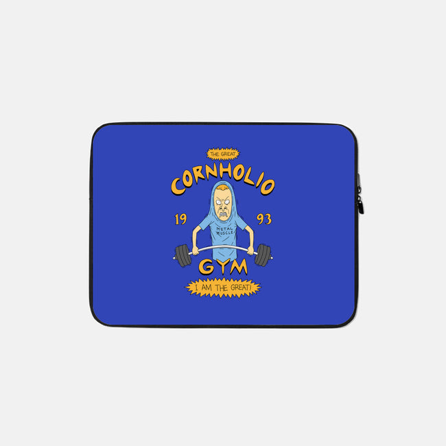 Cornholio's Gym-None-Zippered-Laptop Sleeve-pigboom