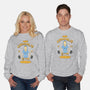 Cornholio's Gym-Unisex-Crew Neck-Sweatshirt-pigboom