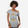 Cornholio's Gym-Womens-Off Shoulder-Tee-pigboom