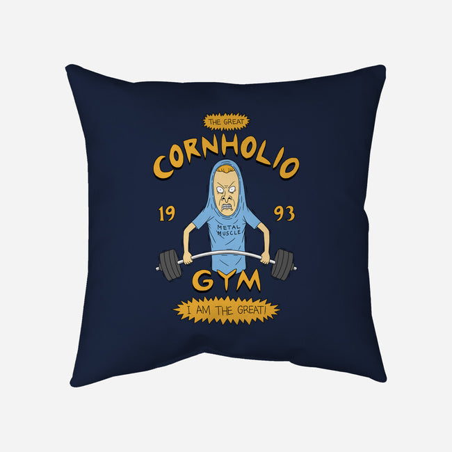 Cornholio's Gym-None-Non-Removable Cover w Insert-Throw Pillow-pigboom