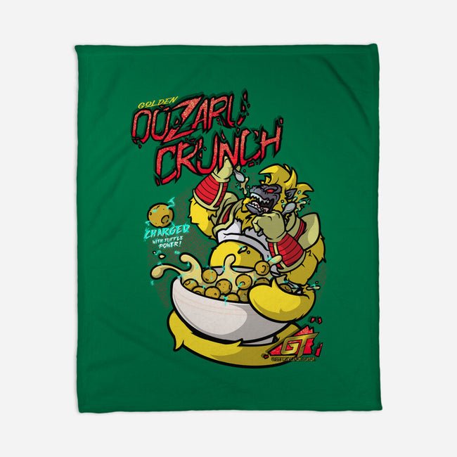 Golden Oozaru Crunch-None-Fleece-Blanket-10GU