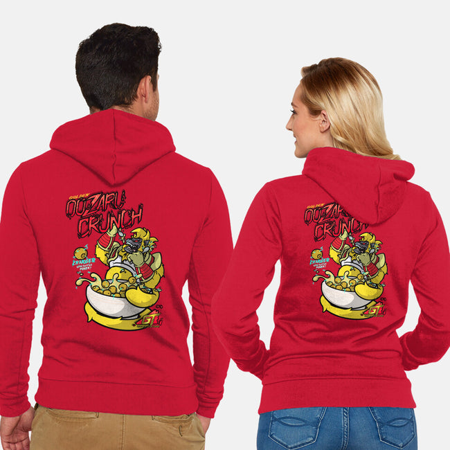 Golden Oozaru Crunch-Unisex-Zip-Up-Sweatshirt-10GU