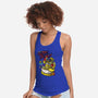 Golden Oozaru Crunch-Womens-Racerback-Tank-10GU