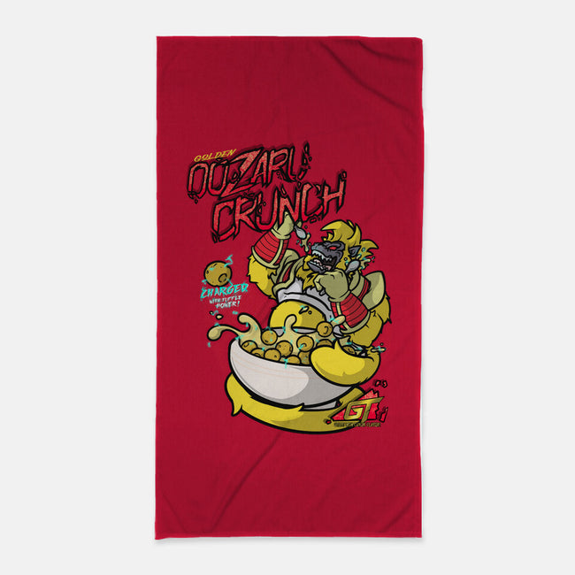 Golden Oozaru Crunch-None-Beach-Towel-10GU