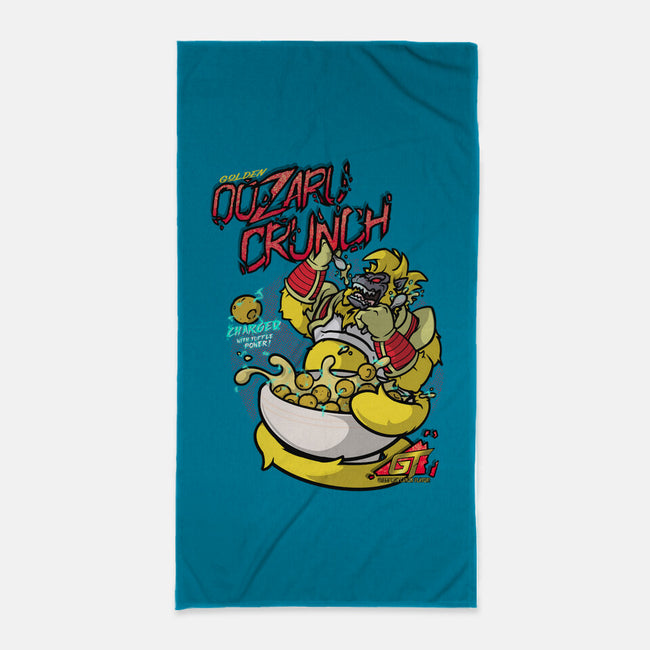 Golden Oozaru Crunch-None-Beach-Towel-10GU