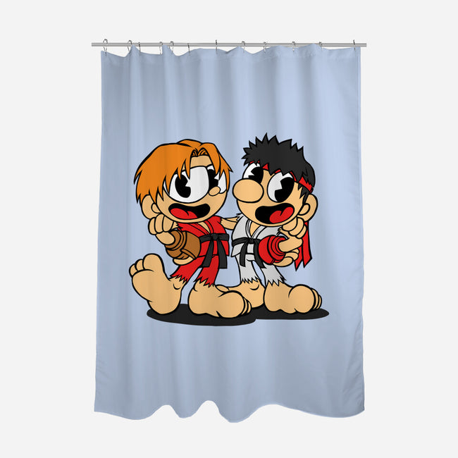 Fighterhead-None-Polyester-Shower Curtain-joerawks