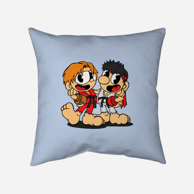 Fighterhead-None-Non-Removable Cover w Insert-Throw Pillow-joerawks