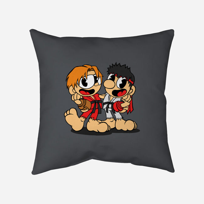 Fighterhead-None-Removable Cover-Throw Pillow-joerawks