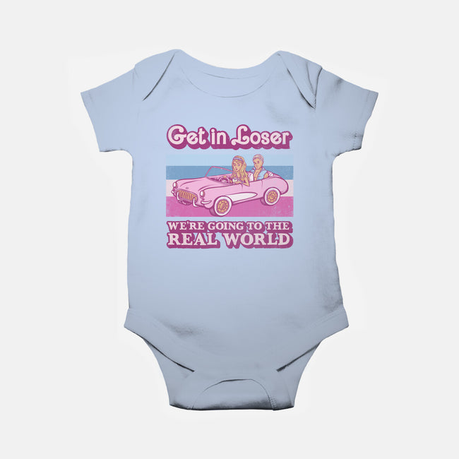 We're Going To The Real World-Baby-Basic-Onesie-kg07