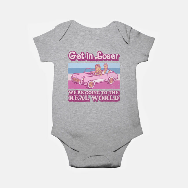 We're Going To The Real World-Baby-Basic-Onesie-kg07