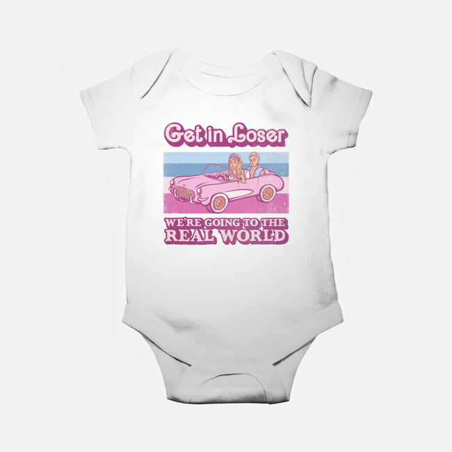 We're Going To The Real World-Baby-Basic-Onesie-kg07