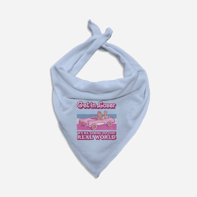 We're Going To The Real World-Cat-Bandana-Pet Collar-kg07