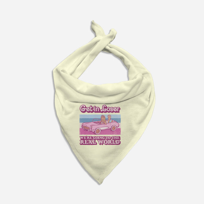 We're Going To The Real World-Cat-Bandana-Pet Collar-kg07