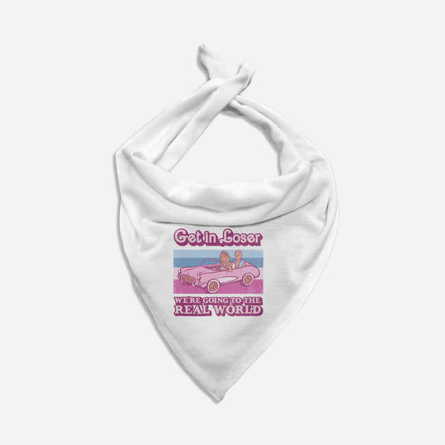 We're Going To The Real World-Cat-Bandana-Pet Collar-kg07