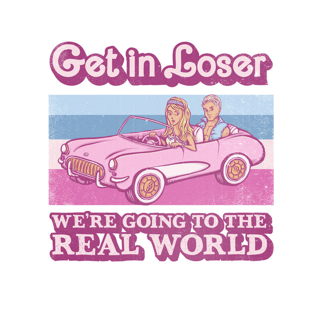 We're Going To The Real World-Womens-Fitted-Tee-kg07