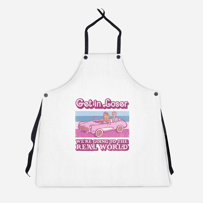 We're Going To The Real World-Unisex-Kitchen-Apron-kg07