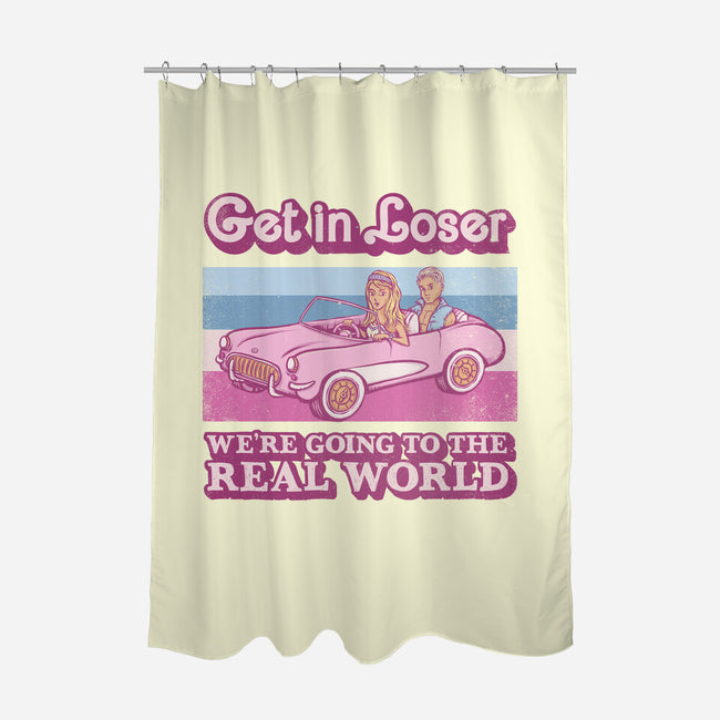 We're Going To The Real World-None-Polyester-Shower Curtain-kg07