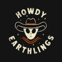 Howdy Earthlings-None-Polyester-Shower Curtain-zachterrelldraws