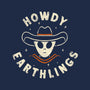 Howdy Earthlings-None-Removable Cover w Insert-Throw Pillow-zachterrelldraws