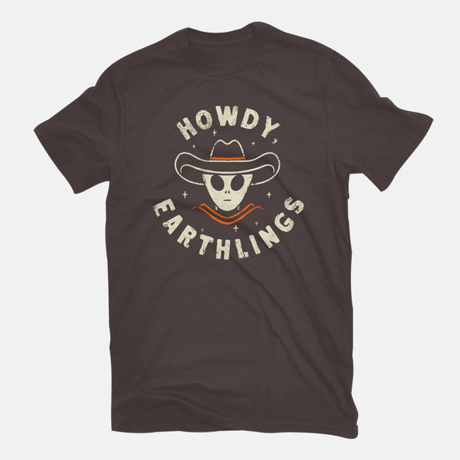 Howdy Earthlings-Womens-Basic-Tee-zachterrelldraws