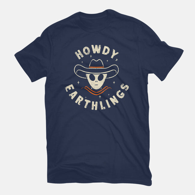 Howdy Earthlings-Unisex-Basic-Tee-zachterrelldraws