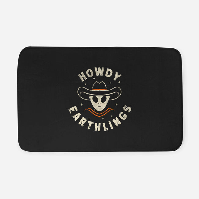 Howdy Earthlings-None-Memory Foam-Bath Mat-zachterrelldraws